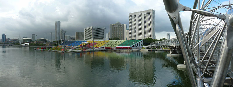  The main intent to transform the venue of The Float @ Marina Bay into a vibrant events and entertainment space where the public can enjoy arts, culture, and sports activities at the waterfront all year round. Photo courtesy: Wikimedia