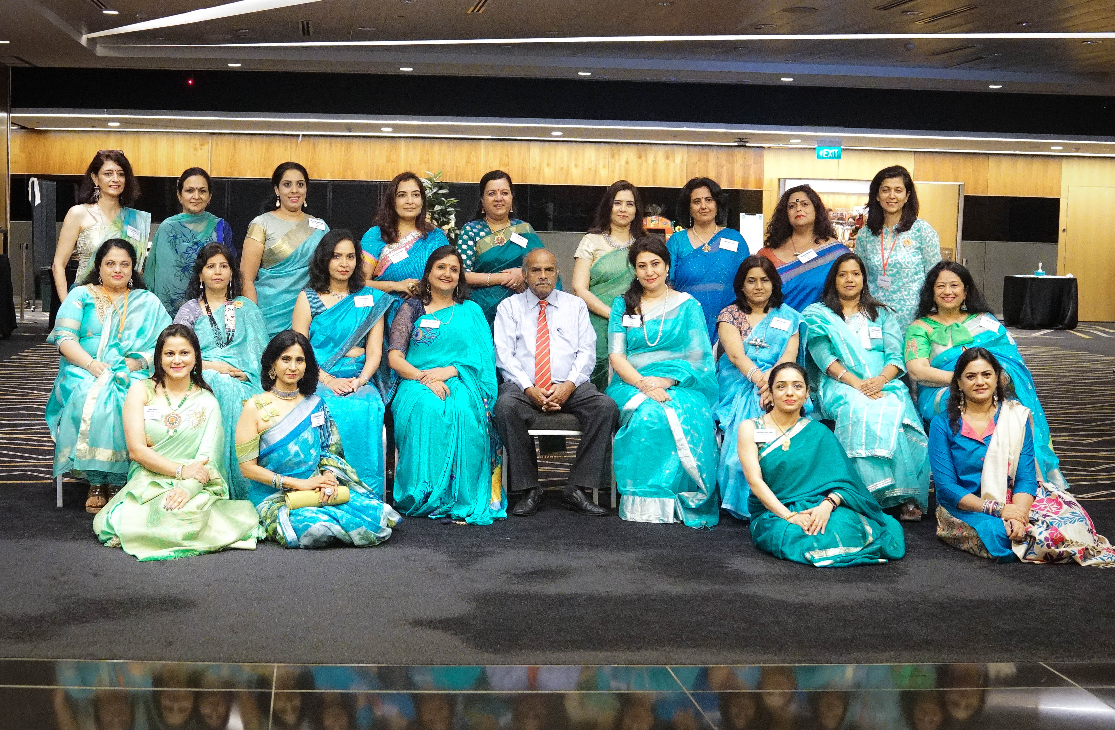 Ambassador Pany with the team of superwomen at IWA, who had worked tirelessly for two months to put the Bazaar together. Photo courtesy: Gargi Mazumdar