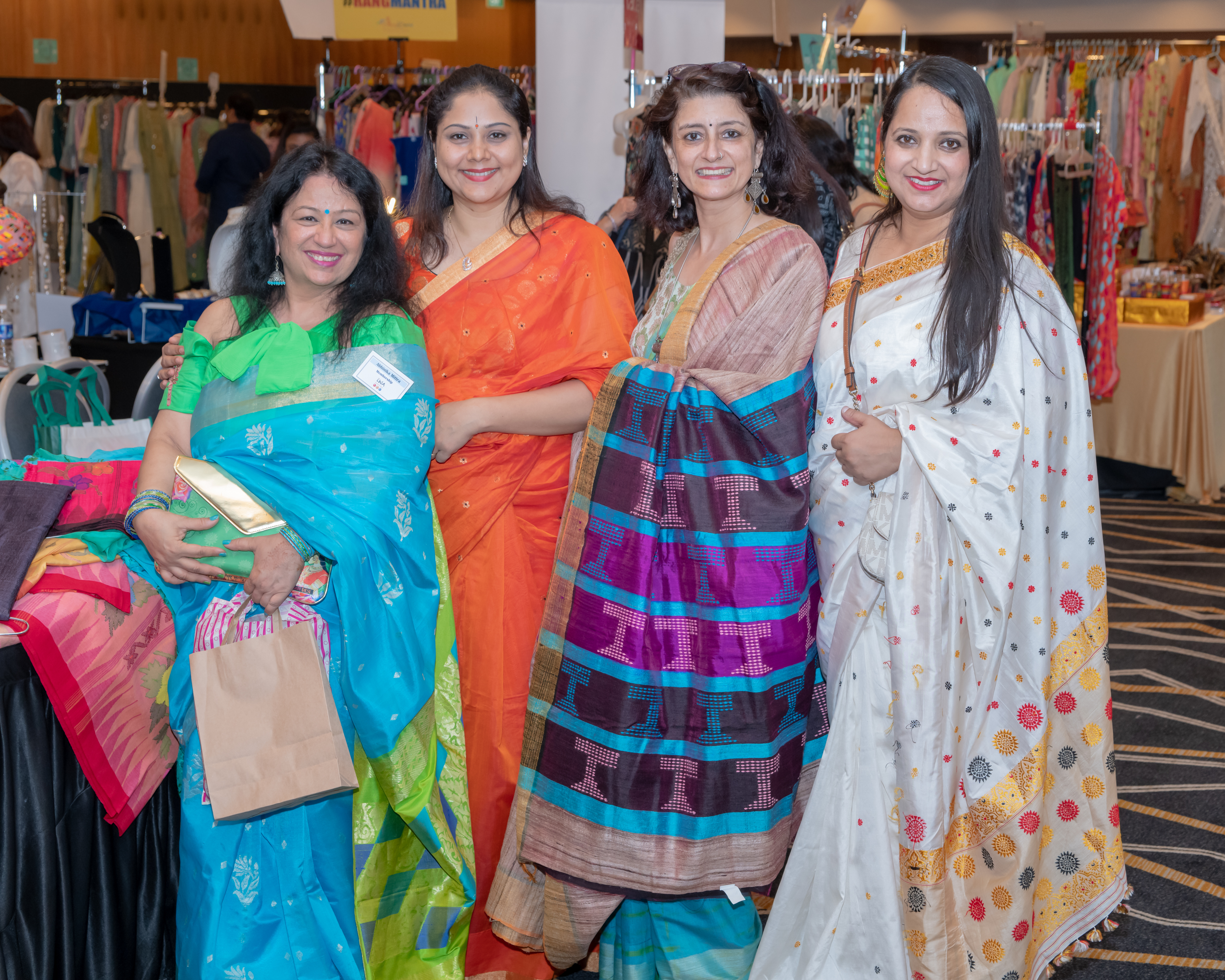 They look more than satisfied with their purchases ;) Photo courtesy: Gargi Mazumdar
