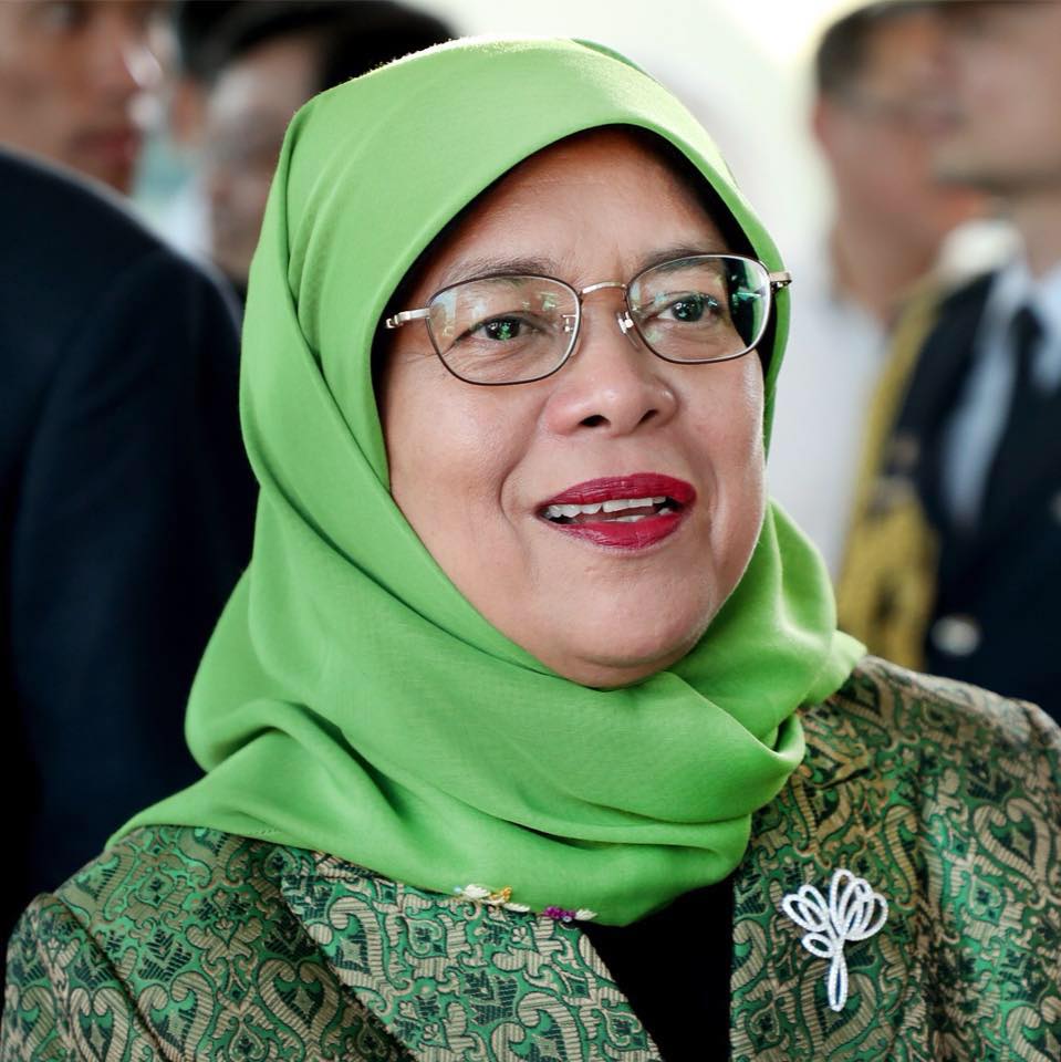 Mdm Halimah Yacob, President of Singapore. Photo courtesy: Mdm Halimah Yacob's FB