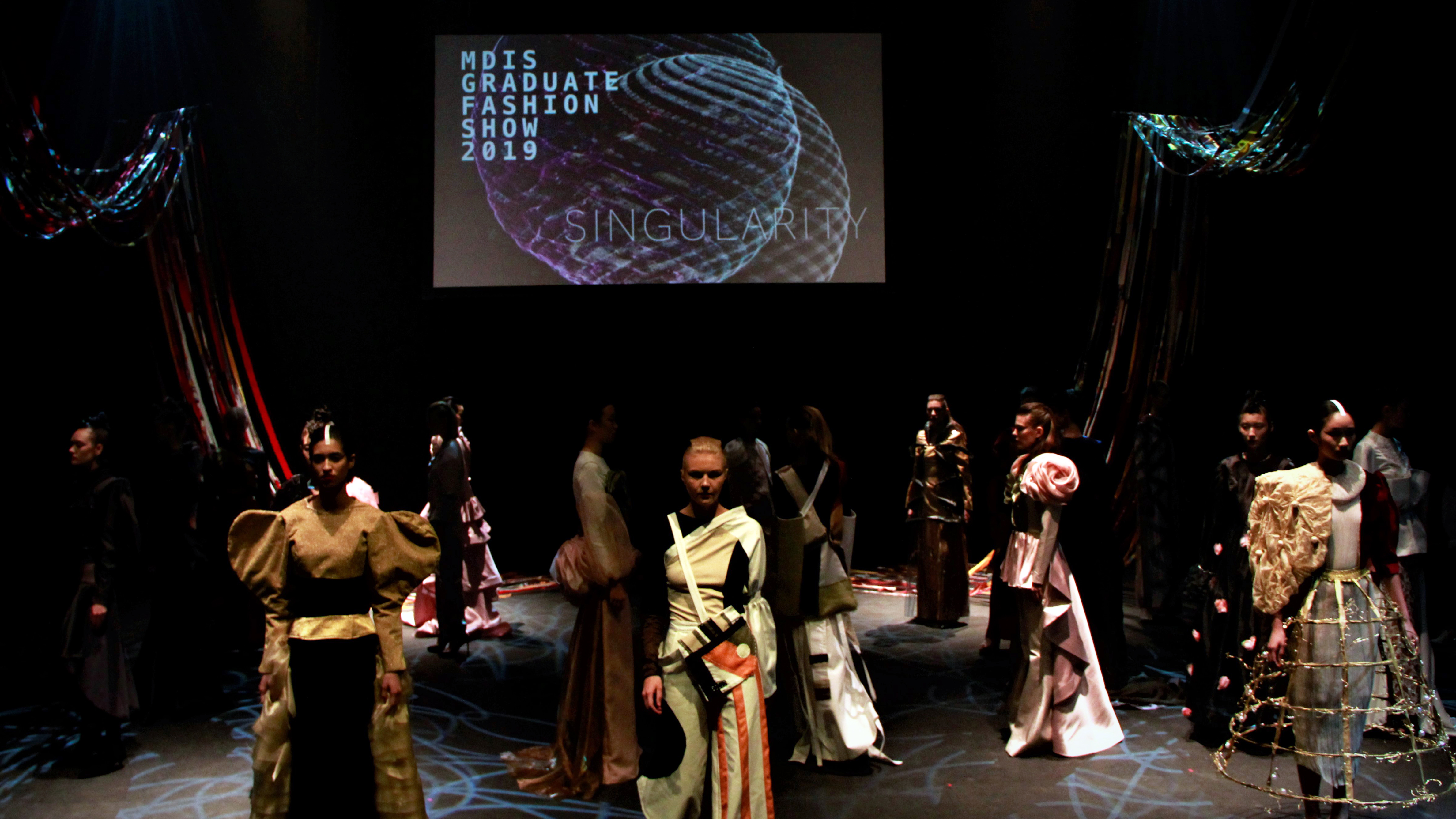 'Singularity' featured 10 young designers from the Management Development Institute of Singapore. Photo courtesy: MDIS