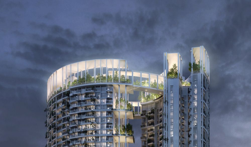 Scheduled for completion in 2023, One Pearl Bank will be the tallest residential development in the Outram-Chinatown district. Photo courtesy: Capitaland
