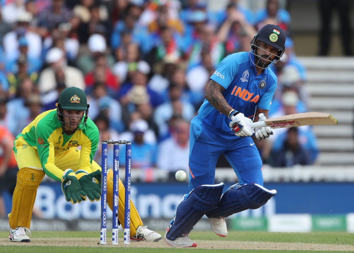 Shikhar Dhawan scored a scintillating 117. Photo courtesy: Twitter/@BCCI