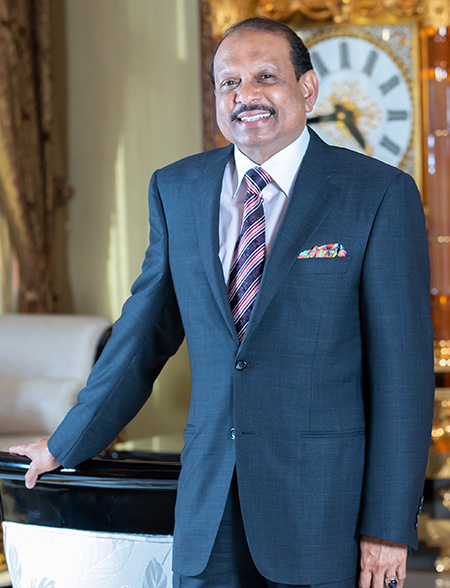   Yusuff Ali, chairman and managing director of Lulu Group is the first Indian to be granted permanent residency under the Golden Card scheme. Photo courtesy: yusuffali.com