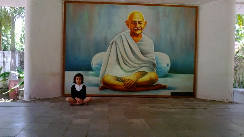 Any quiet place is good enough for kids for ‘silent sitting’. Photo courtesy: Kunal Trivedi