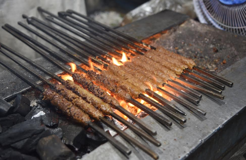  The kebabs are so tender that they have to be given the right amount of heat so that it maintains its taste and flavour. Photo: Connected to India