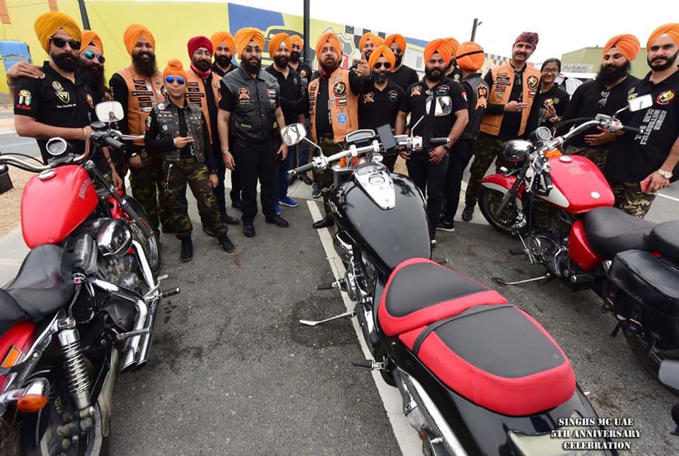 Gurnam Singh briefing members on Sikhism and brotherhood. Photo courtesy: Facebook