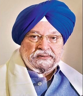    Hardeep Singh Puri, Indian Civil Aviation Minister. Photo courtesy: gov.in
