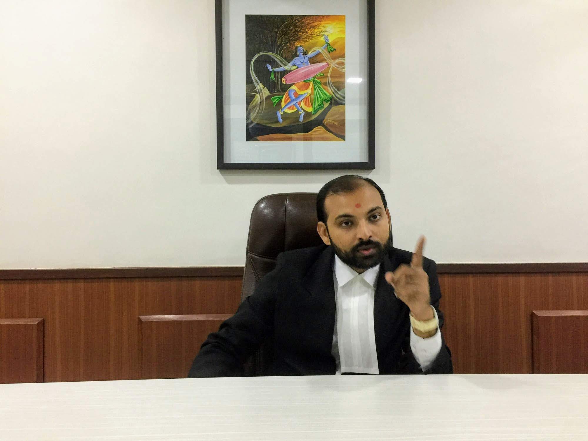 High Court advocate Nishith Joshi wants Indian missions abroad to go an extra mile to help women deserted by NRI husbands. Photo courtesy: Kunal Trivedi