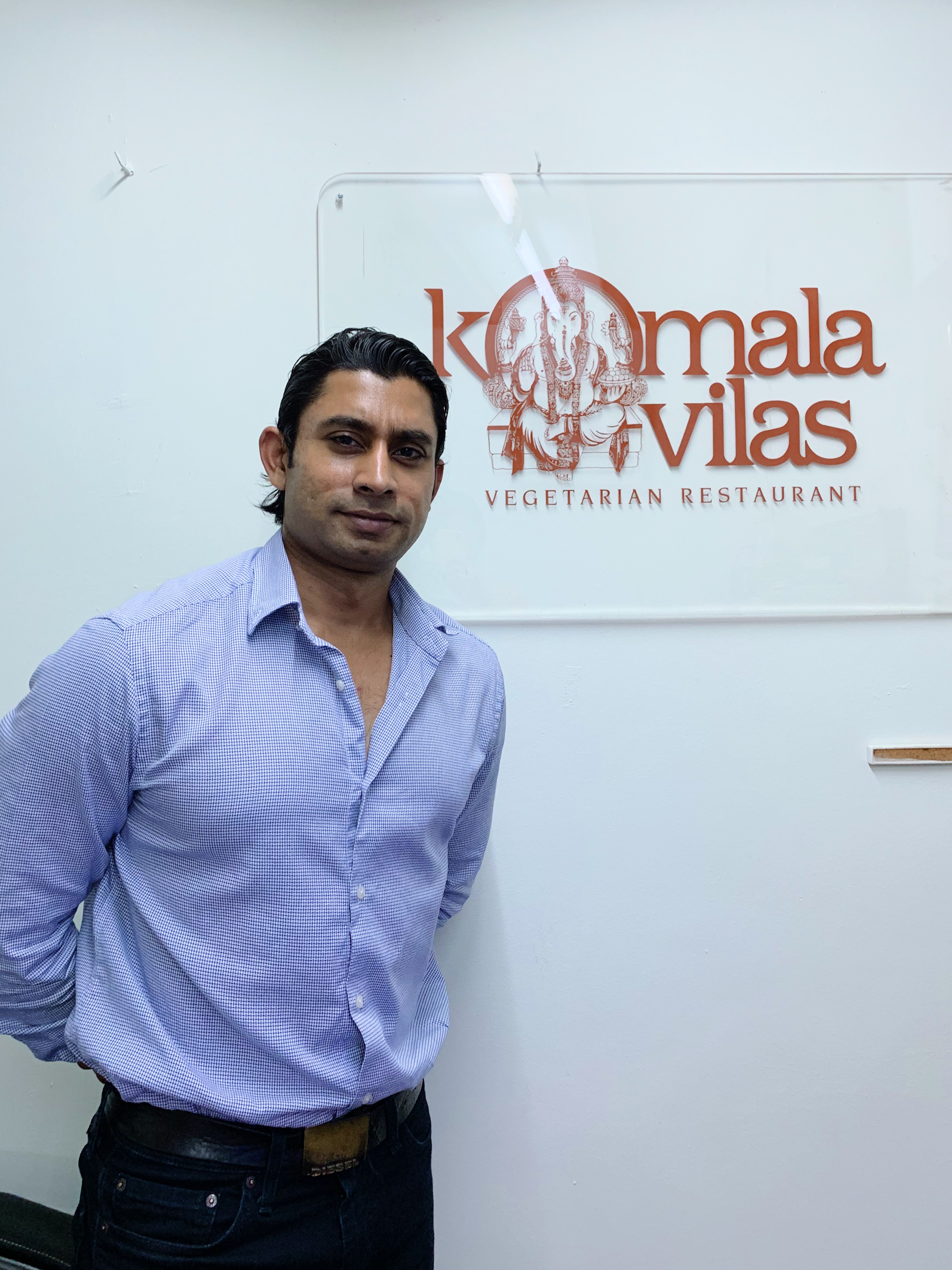 Rajakumar Gunasekaran, Operations Director, Komala Vilas. Photo: Connected to India