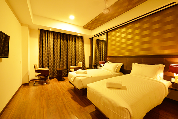   Capital O specially caters to new-age corporate travellers, with facilities for business & leisure stays. Photo courtesy: OYO