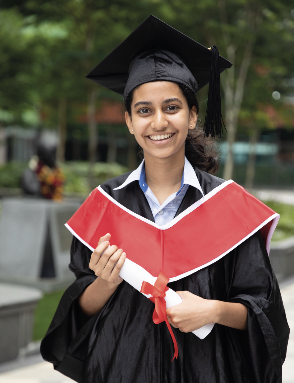 GIIS student Ananya Joshi, who scored 44/45 in her IBDP. Photo courtesy: GIIS