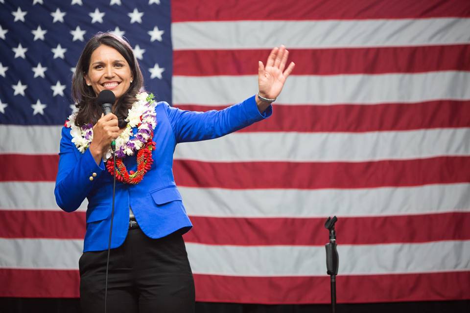 Democratic US Presidential candidate Tulsi Gabbard. Photo courtesy: Facebook/Tulsi Gabbard