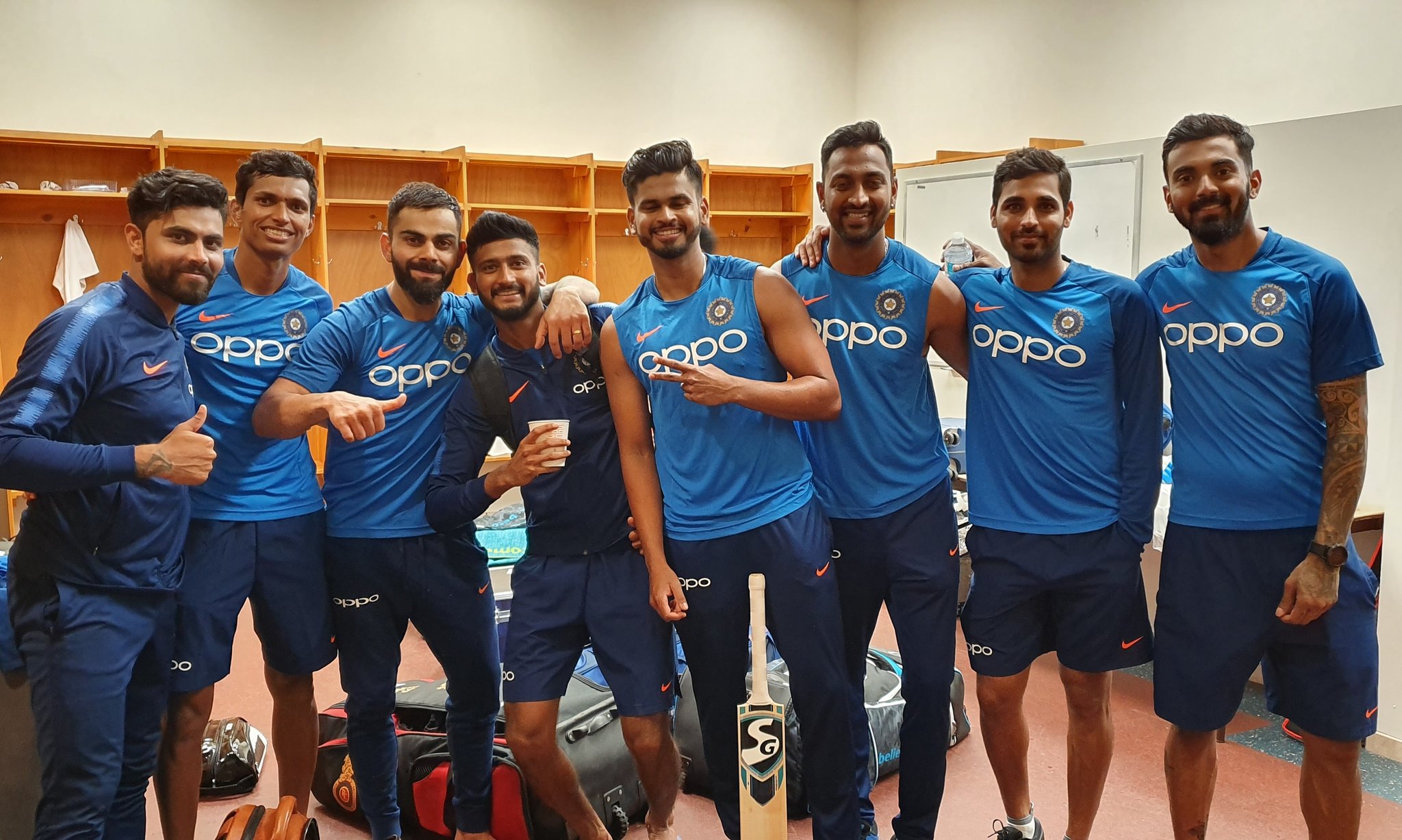 India take on West Indies in a 3 T20 series. Photo courtesy: Twitter/@imVkohli