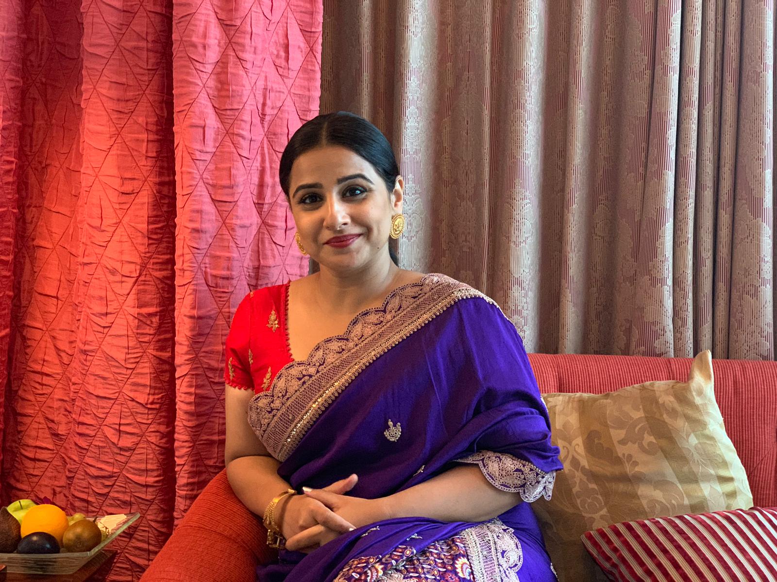 Vidya Balan plays Ajith's wife in Nerkonda Paarvai. Photo courtesy: Connected to India