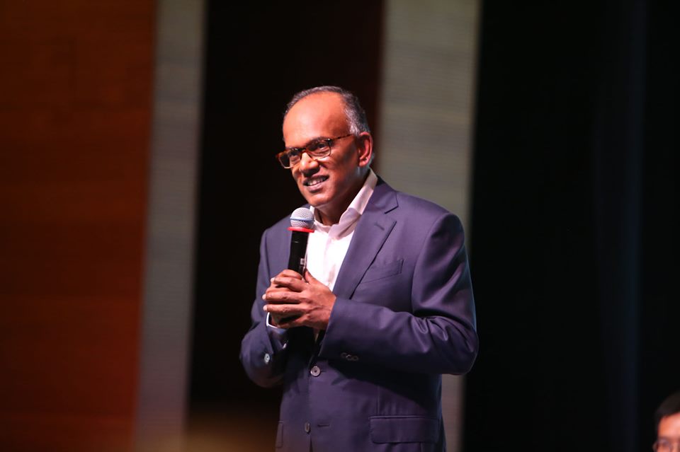 Singapore Minister of Home Affairs and Law said that Singapore would benefit from stability in Hong Kong. File photo courtesy: Facebook/K Shanmugam Sc