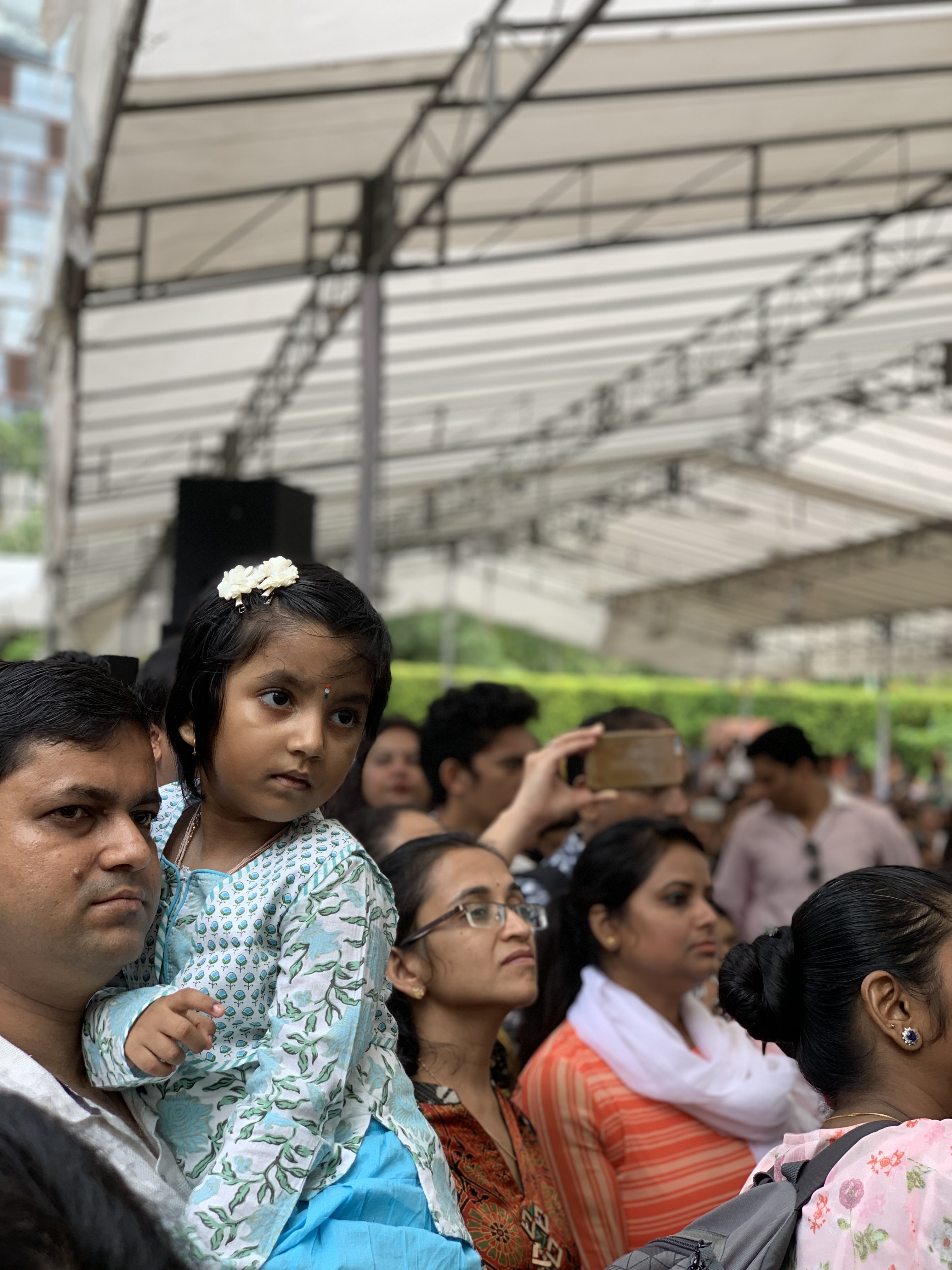 You can never go wrong with a tricolour ‘bindi’. Photo: Connected to India