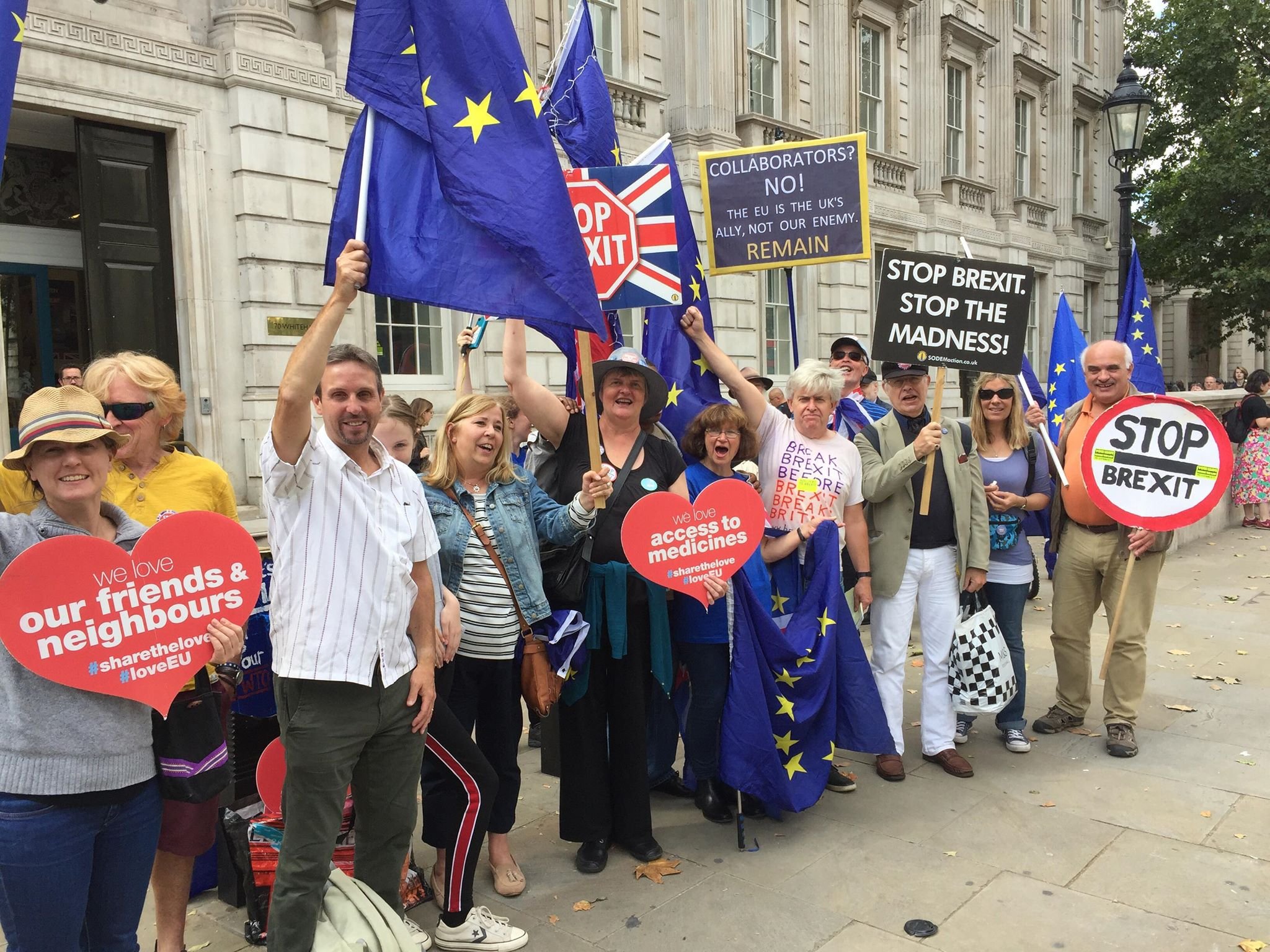 Leaked documents predict shortage of fuel, food and medicine after no-deal Brexit. Photo courtesy: Twitter/@snb19692