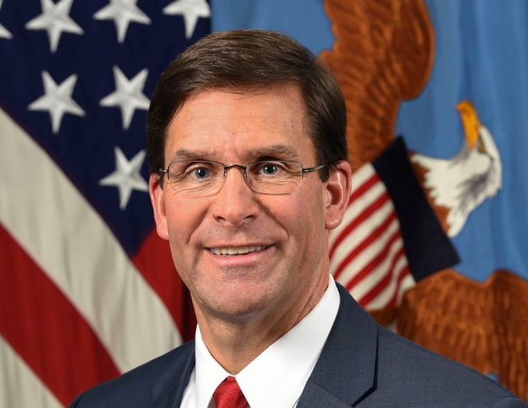 US defense secretary Mark T. Esper has told Indian defence minister Rajnath Singh that Kashmir is an internal matter of India. Photo courtesy: Facebook/Secretary of the Army