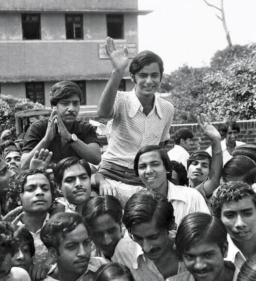 Mr Jaitley was a senior of my father’s at the Shriram College of Commerce (SRCC), so I had heard quite a bit about him growing up. Photo courtesy: Twitter/@ABVPVoice