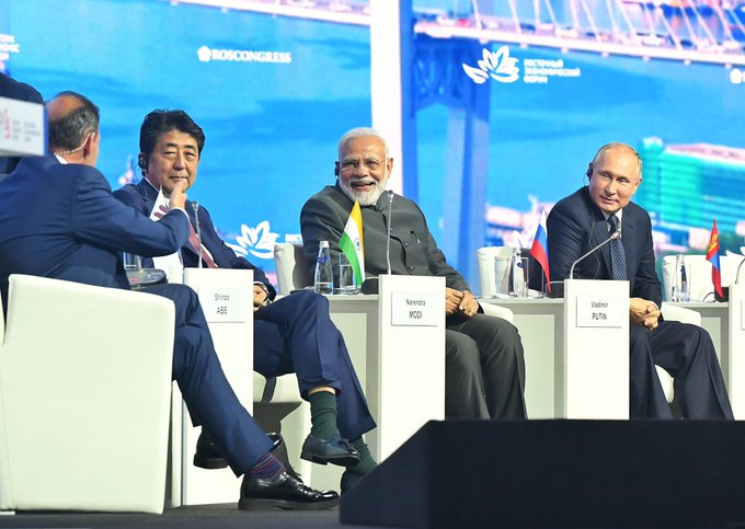 attended the Eastern Economic Forum as the chief guest 