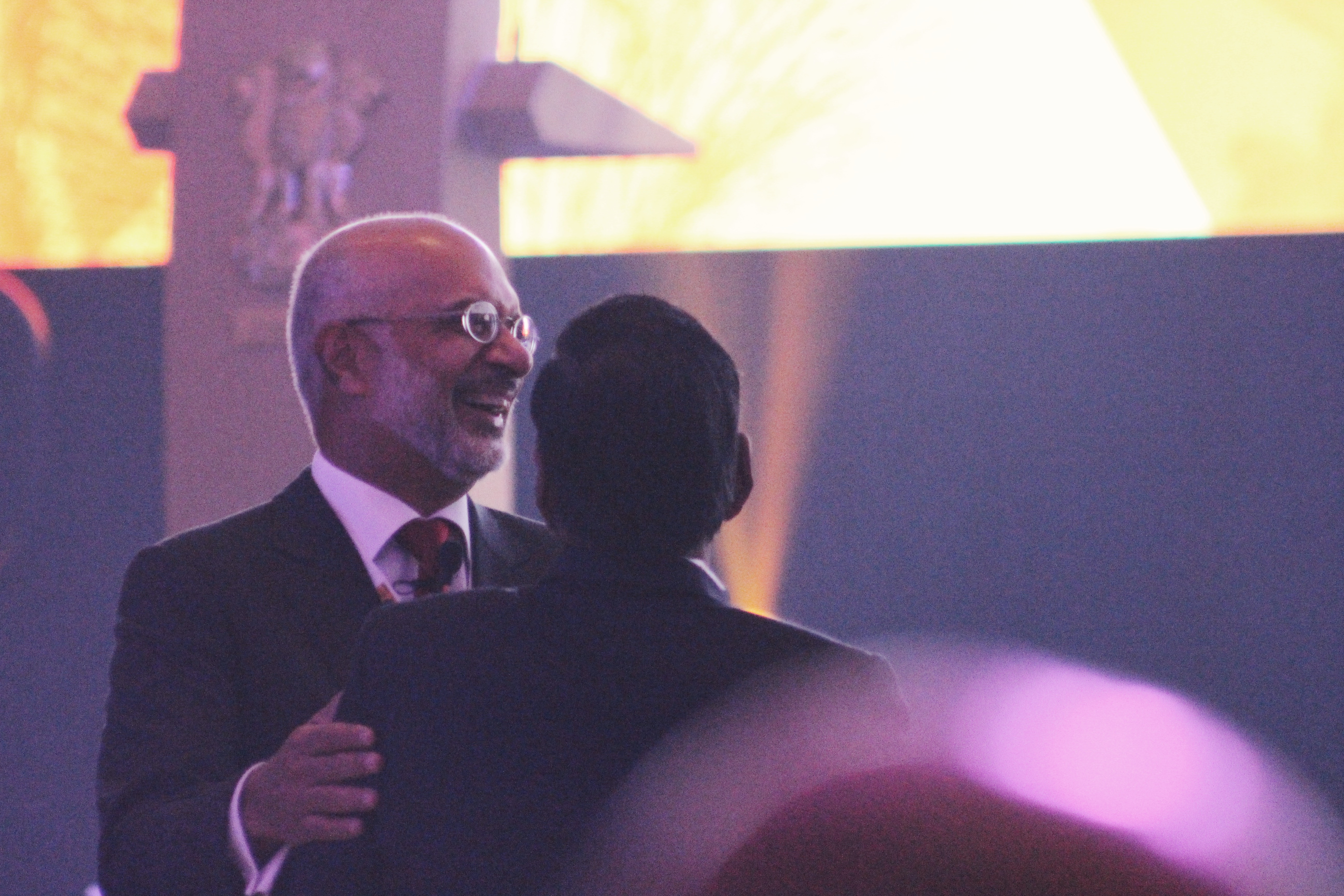 Piyush Gupta, Chief Executive Officer and Director of DBS Group, seen at the summit. Photo: Connected to India