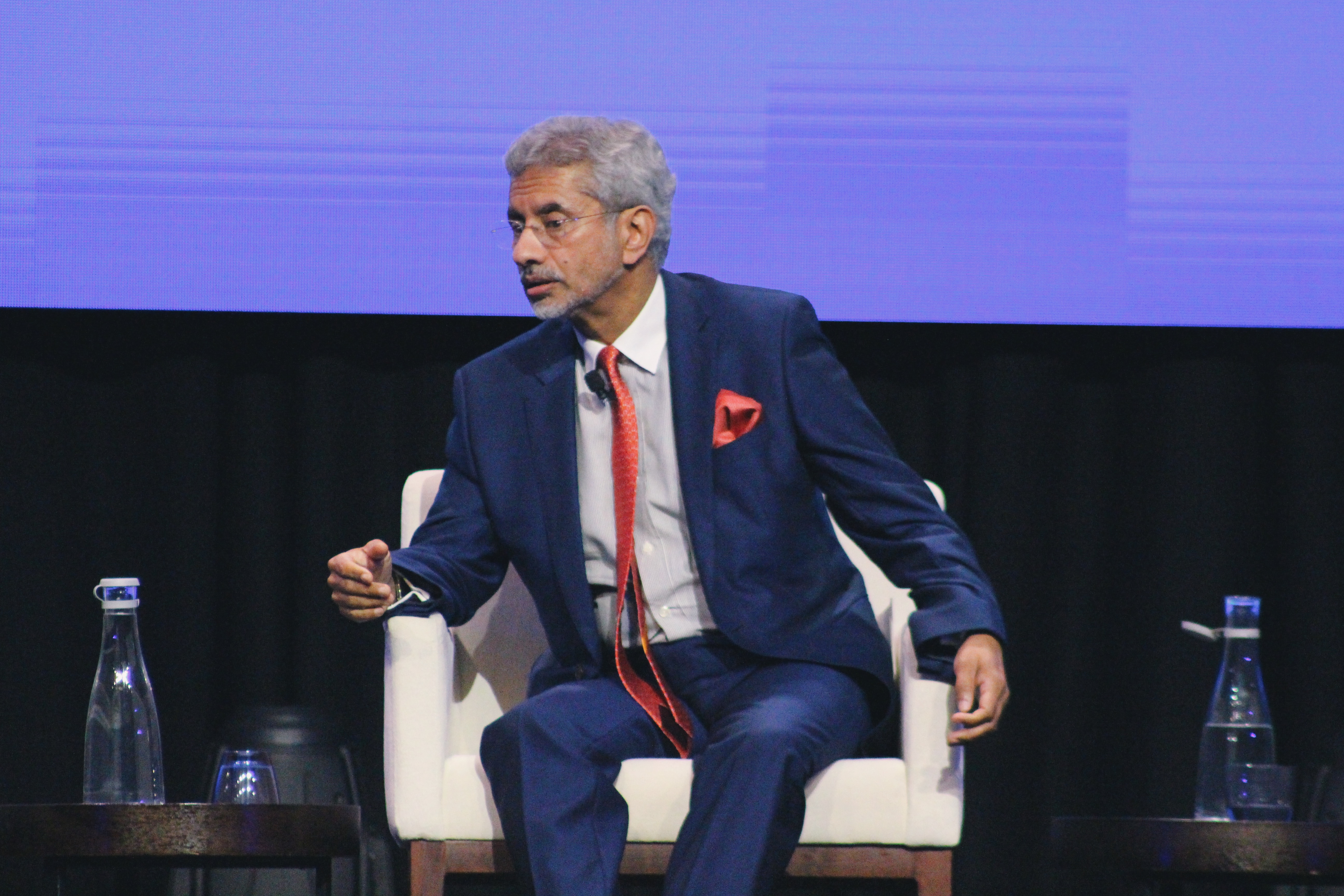 Dr Jaishankar speaks about India's position on foreign policy and economic relations. Photo: Connected to India 