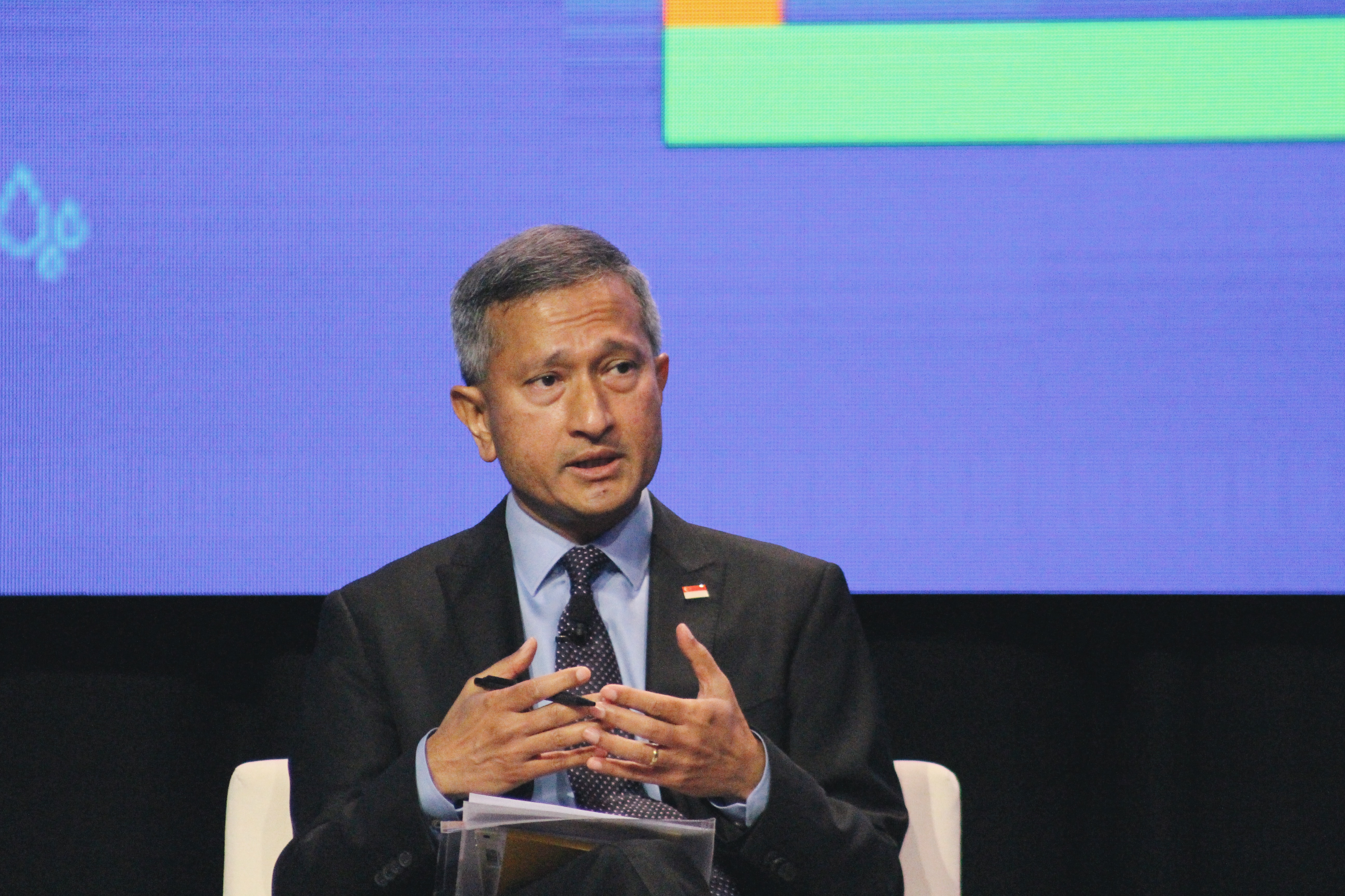 Dr Balakrishnan shares Singapore's approach towards bilateral relations and strategic partnerships. Photo: Connected to India