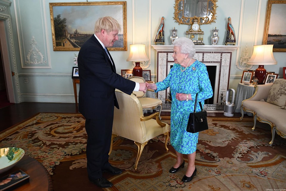 Boris Johnson has denied lying to Queen Elizabeth about his reasons to suspend Parliament. File photo courtesy: Facebook/The Royal Family