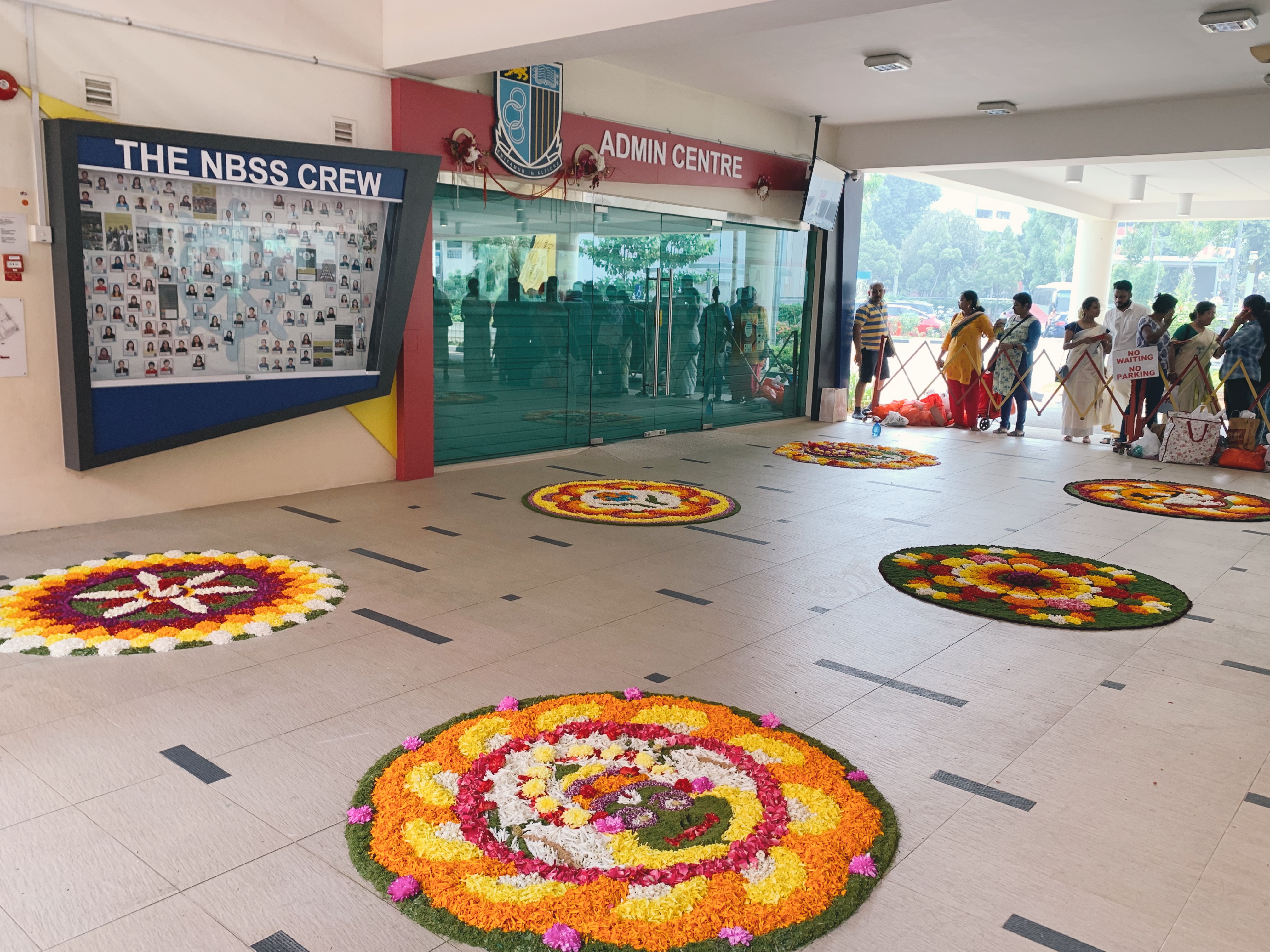 The final products of the floral arrangement competition. Photo: Connected to India