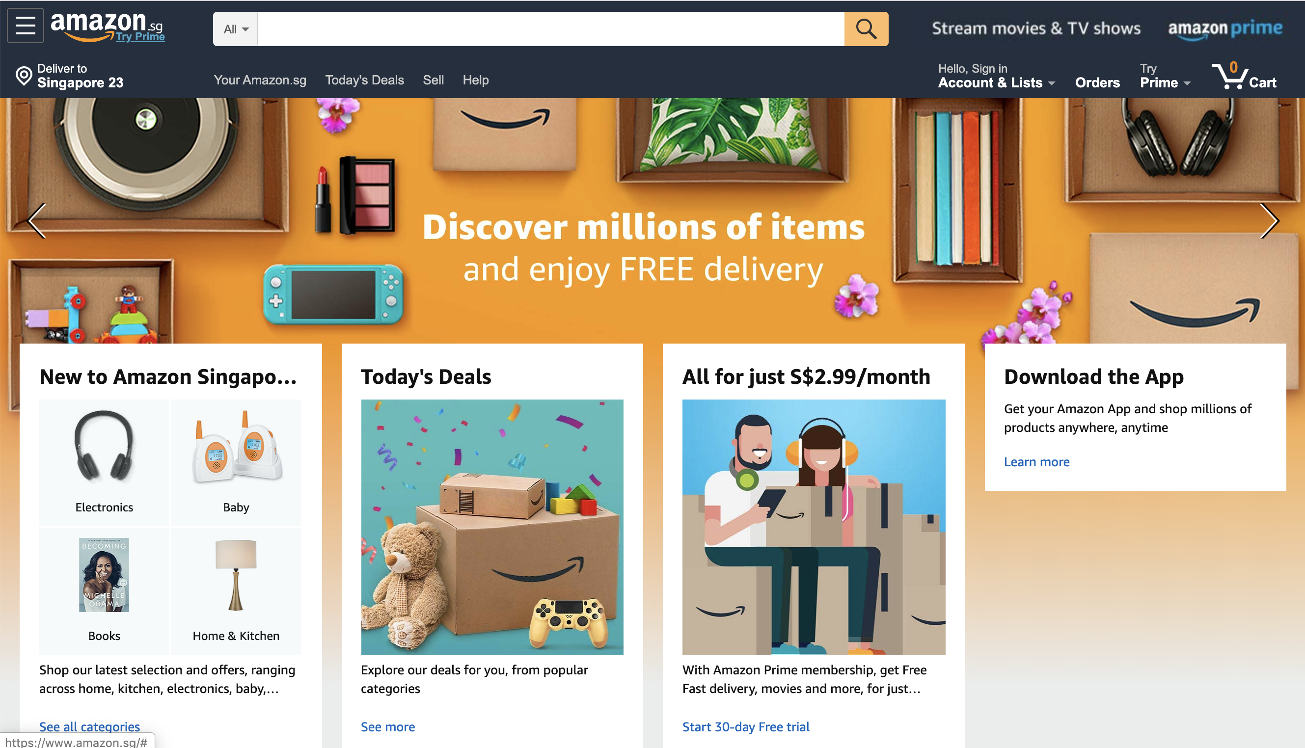 Screen capture from Amazon.sg