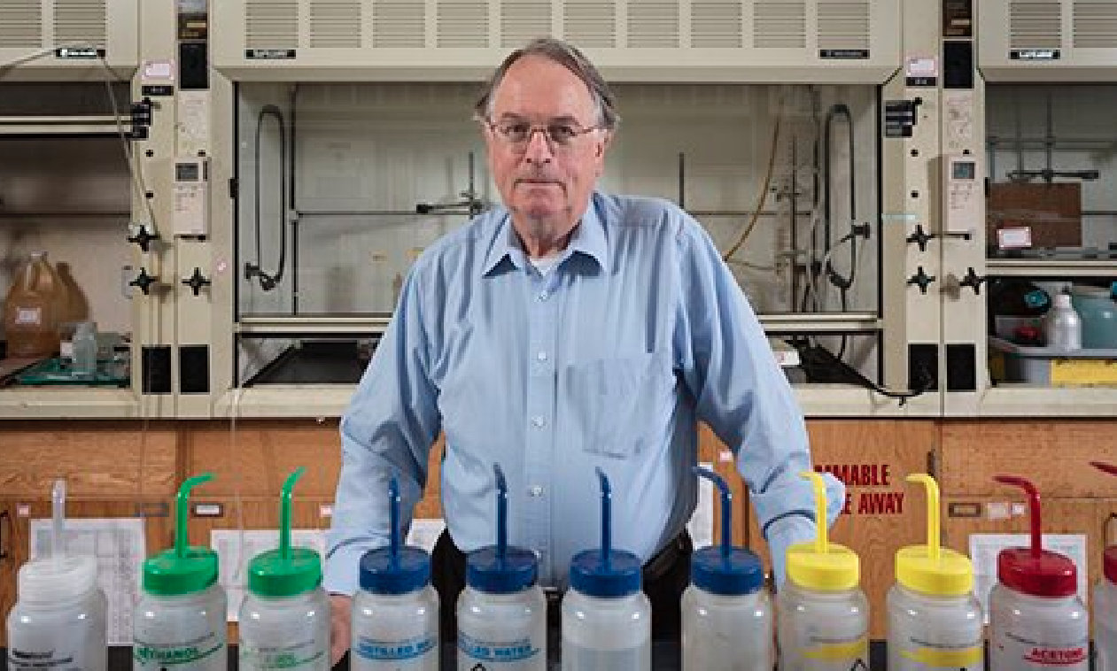 British chemist Stanley Whittingham has also won the Nobel Prize for Chemistry. Photo courtesy: Twitter/@binghamtonu
