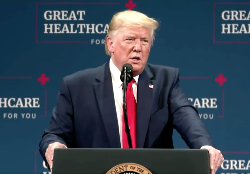 Rulings in California, New York and Washington have temporarily blocked Trump's move to deny immigrants Green Cards if they plan to use government benefits. Photo courtesy: Twitter/@WhiteHouse