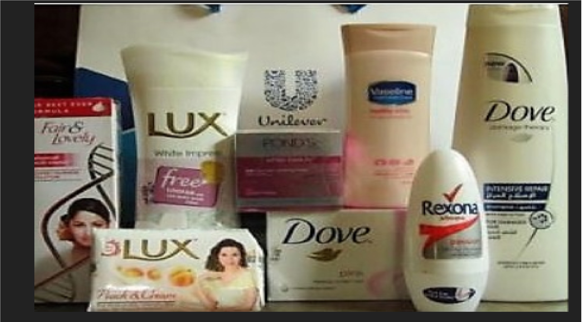 In Singapore and Malaysia as in India skin lightening creams like 