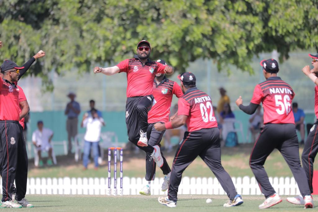 Singapore beat Scotland by 2 runs in a dramatic opening match of the ICC T20 World Cup Qualifiers. Photo courtesy: Twitter/@T20WorldCup