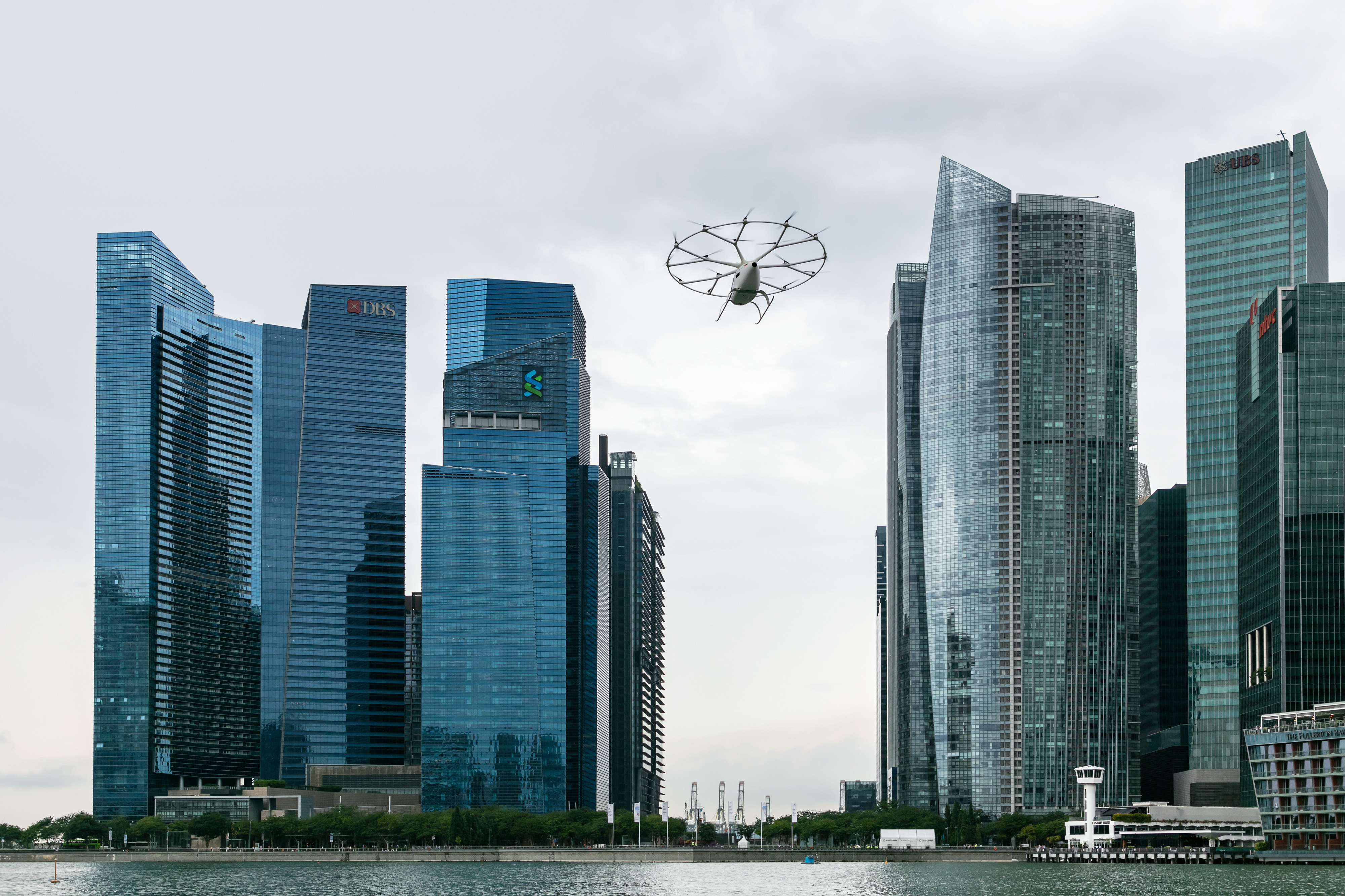 The Ministry of Transport, the Civil Aviation Authority of Singapore and the Economic Development Board have supported Volocopter. Photo courtesy: Nikolay Kazakov for Volocopter