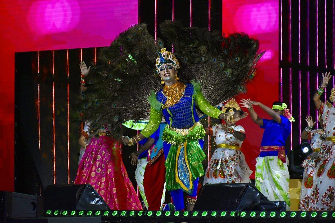 What an elaborate costume! Photo courtesy: Mediacorp
