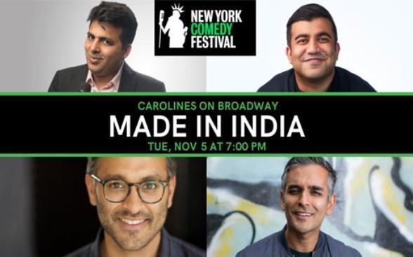 Indian comedy stars, Amit Tandon, Sanjay Manaktala, Tushar Singh and Arun Govada on their New York Comedy Festival debut