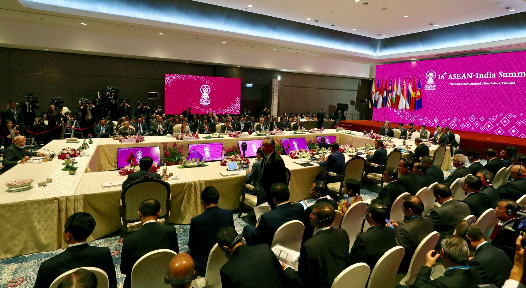 The 16th ASEAN-India Summit was held in Bangkok, Thailand. Photo courtesy: Betty Chua, MCI