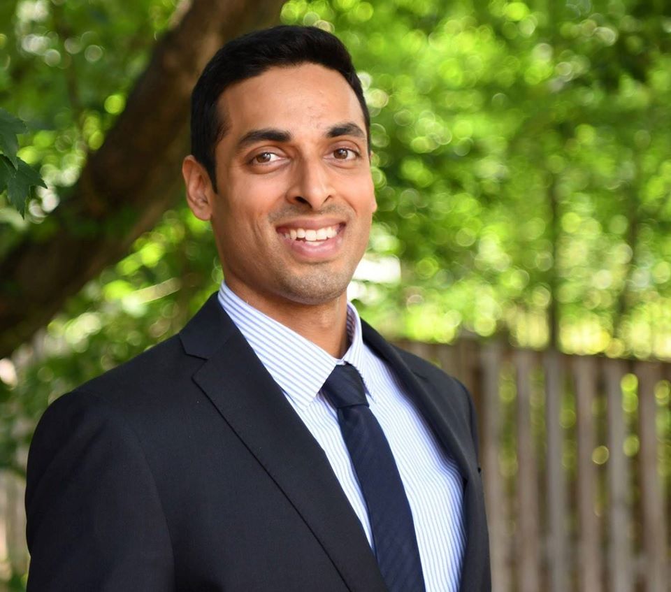 Suhas Subramanyam served as the White House technology policy adviser to former president Barack Obama. Photo courtesy: Facebook/Suhas for Virginia