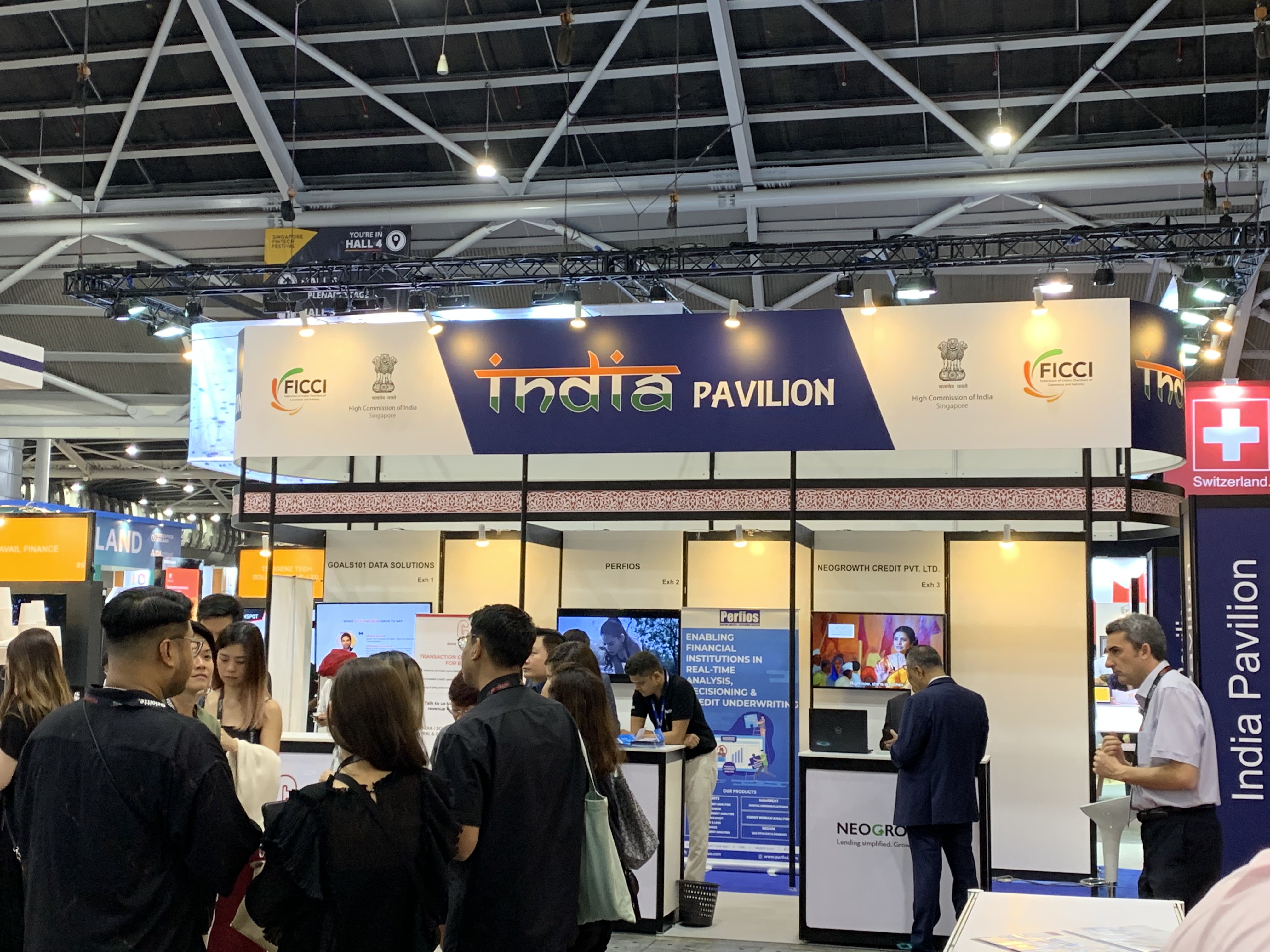 This year, the Indian delegation at India pavilion at the SFF Exhibition is composed of 12 and 15 fintech companies respectively sponsored by the Federation of Indian Chambers of Commerce and Industry (FICCI) and Mumbai Fintech Hu