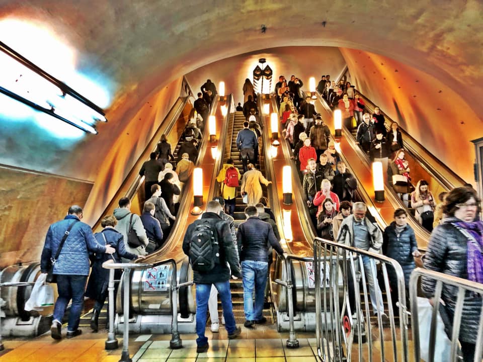 Some stations run so deep, the escalator ride feels like you are descending into another dimension.