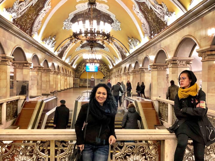 You could be forgiven for thinking you have entered a museum or a ballroom. Photo courtesy: Ramya Chandrashekaran/Facebook
