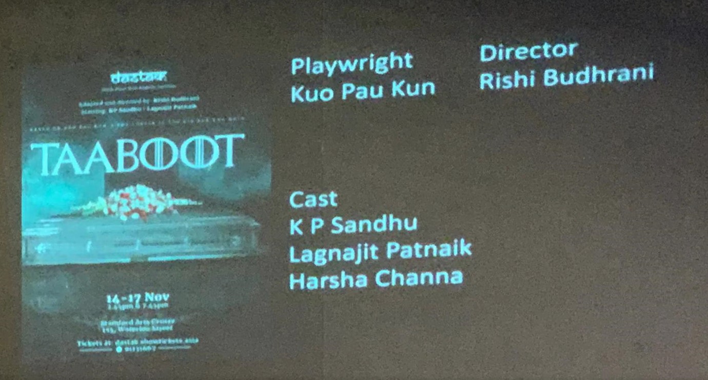 Cast for some of the plays in Dastak theatre festival 2019 included familiar faces from Singapore, previously seen in anchoring roles, effortlessly rolling out long dialogues in Hindi. Photo: Connected to India