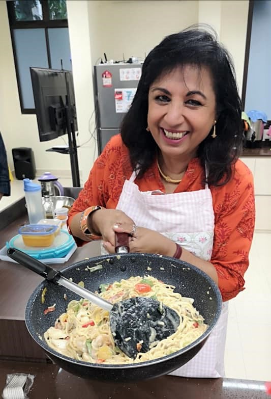The pasta dish by Mrs Dhershini Govin Winodan, spoke volumes of the deliciousness of seafood. Picture Courtesy: SMA Youth Wing