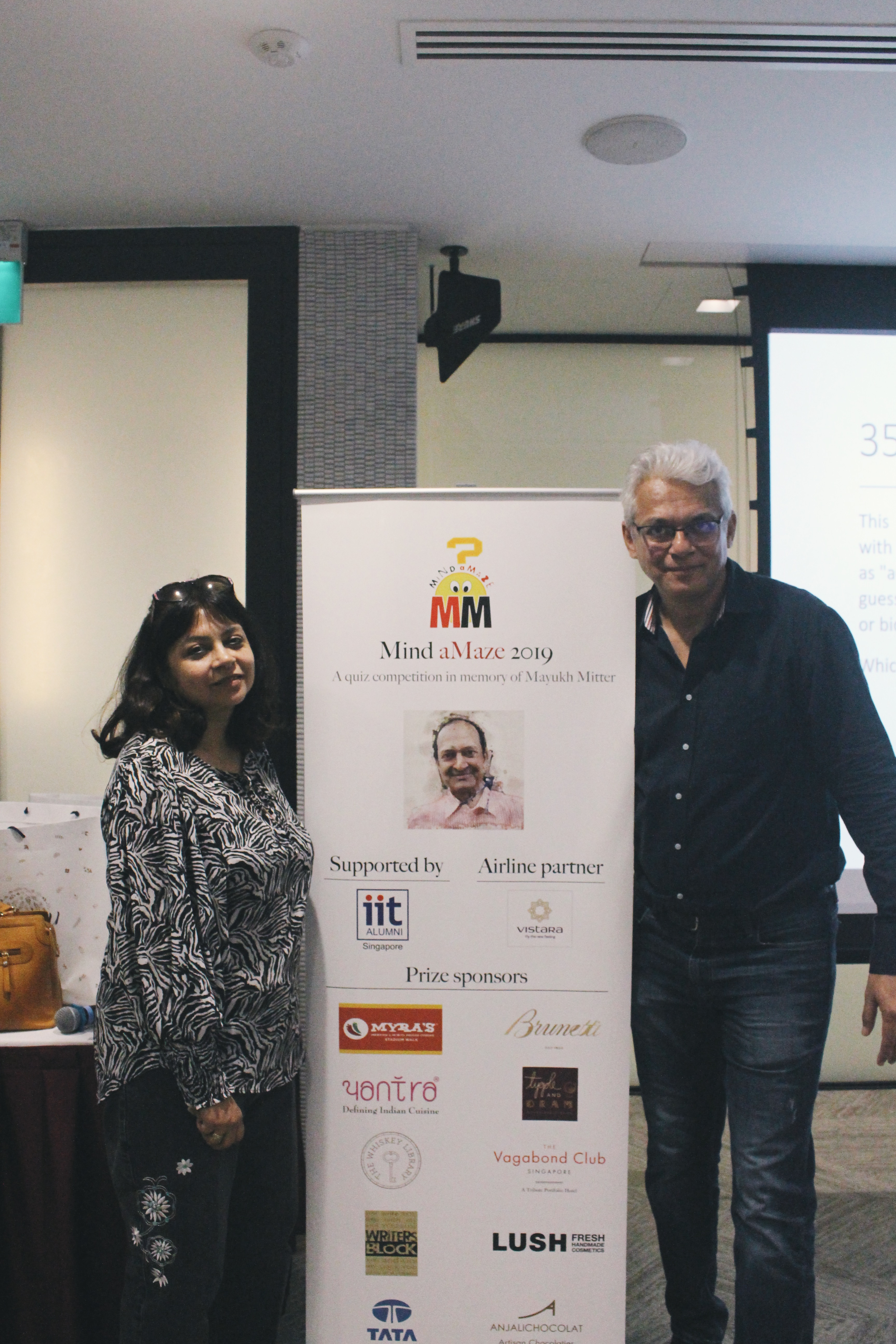 Swapna Mitter with Joy Battacharjya. Photo: Connected to India