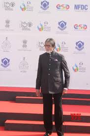 Amitabh Bachchan at the red carpet for the inauguration of the 50th International Film Festival of India being held in Goa. Photo Courtesy: IFFI