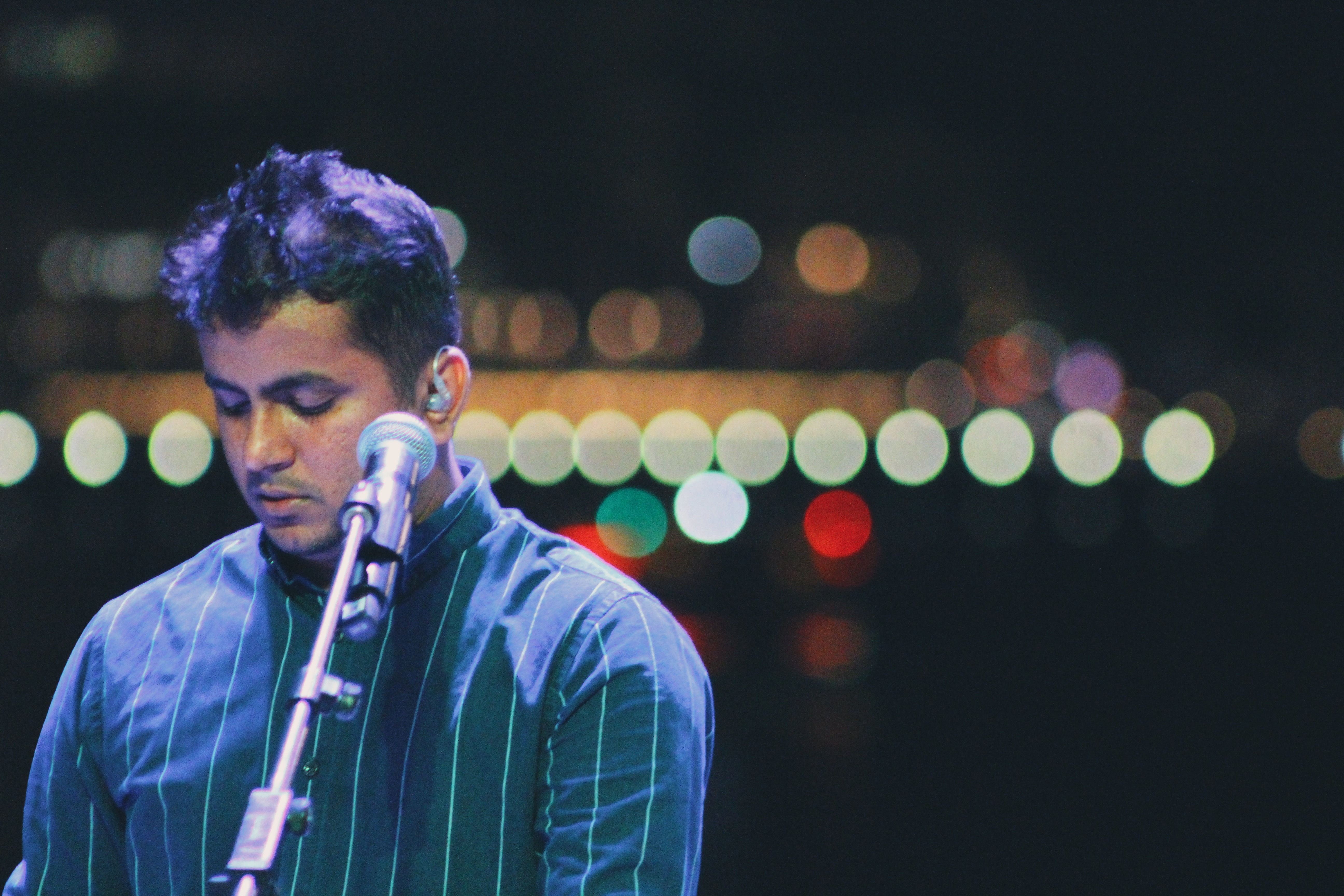 Palee Francis plays the keyboard and ukulele, and is also the producer for the band. Photo: Connected to India