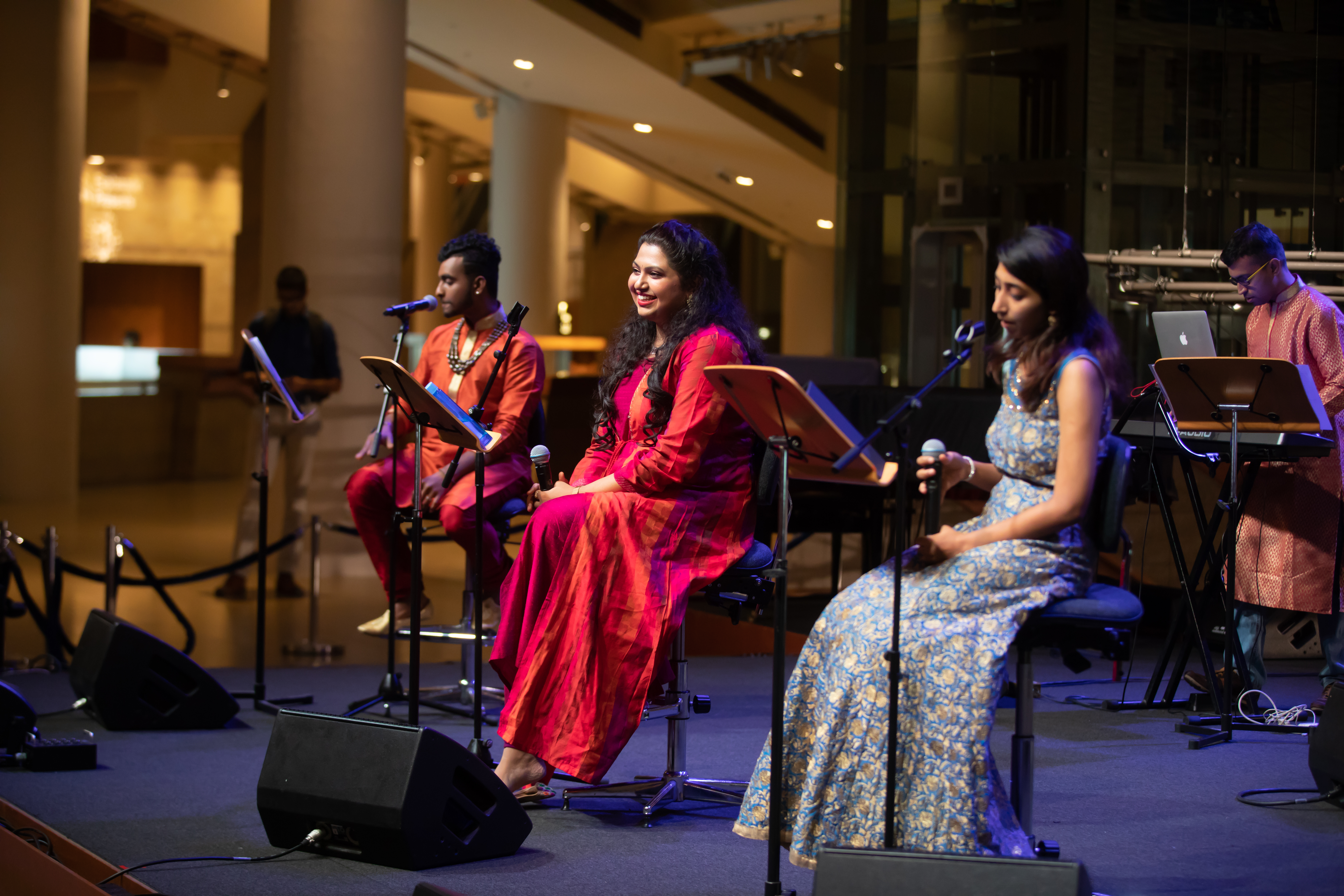 Raaga Rhapsody presented amazing raga-based fusions and medleys at the Esplanade concourse. Photo courtesy: Esplanade