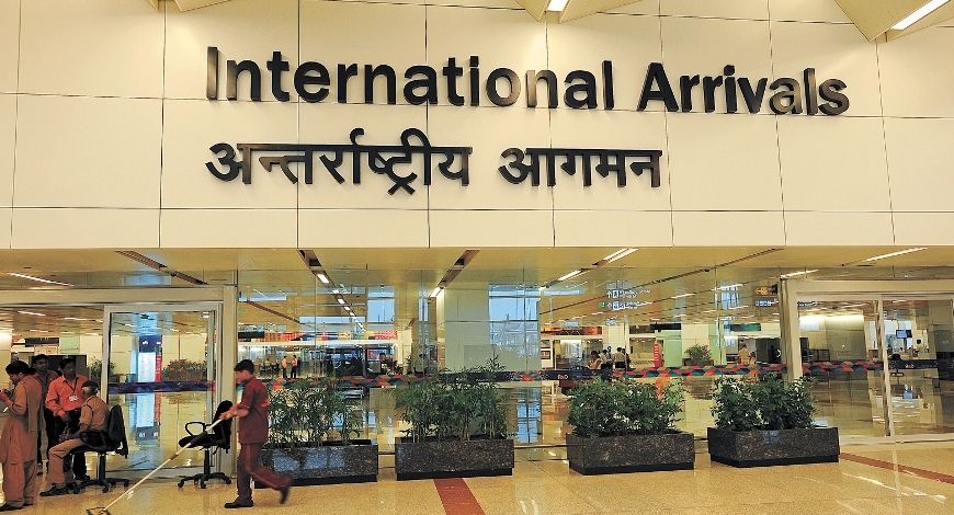 Visitors should download the form, print it, fill it and present it to the Visa Officer at visa counters on arrival,Photo Credit: IGI 